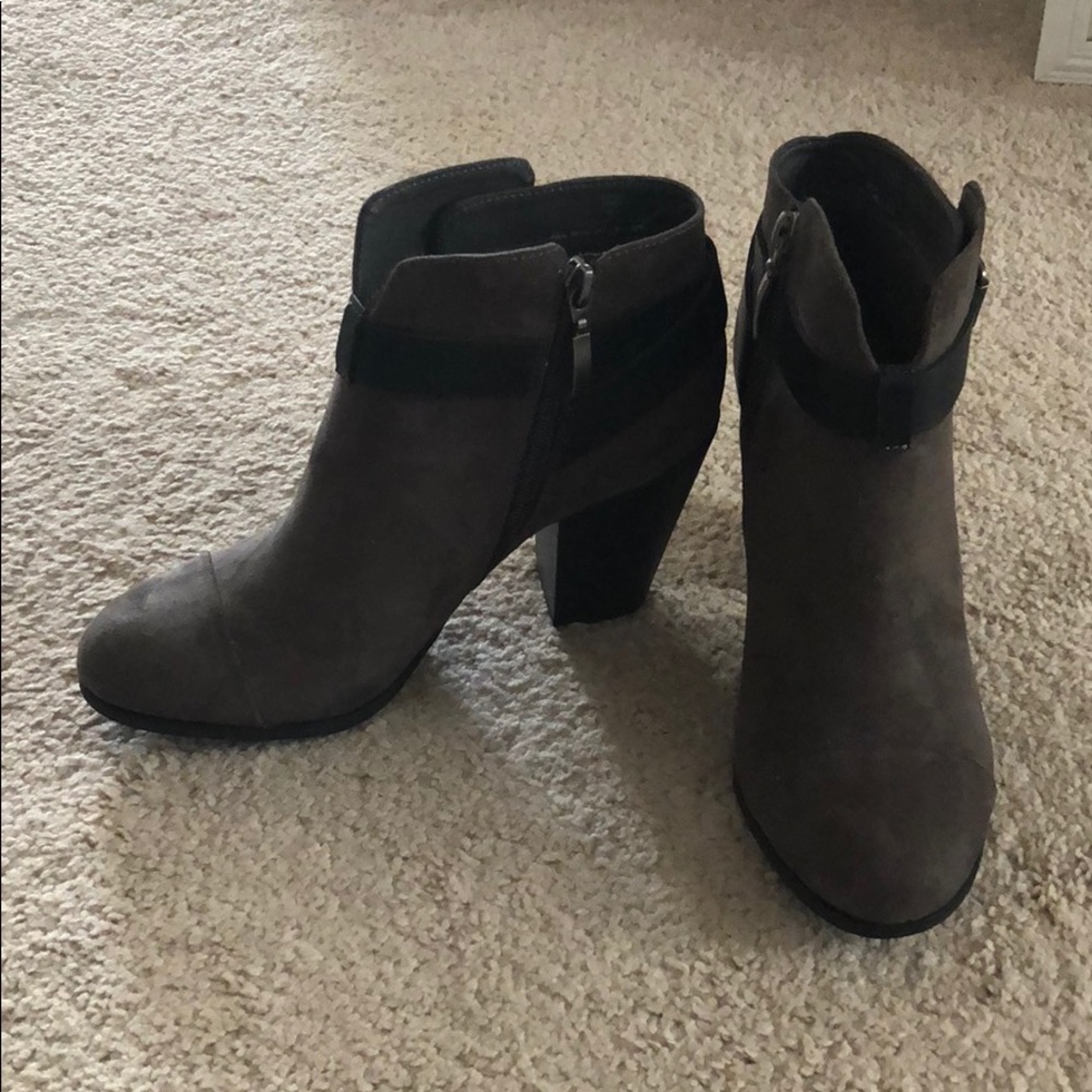 Taupe booties